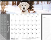 Blueline Pets Collection Monthly Desk Pad 22 x 17 Puppies 2021