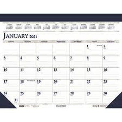 House of Doolittle Recycled Two Color Monthly Desk Pad Calendar