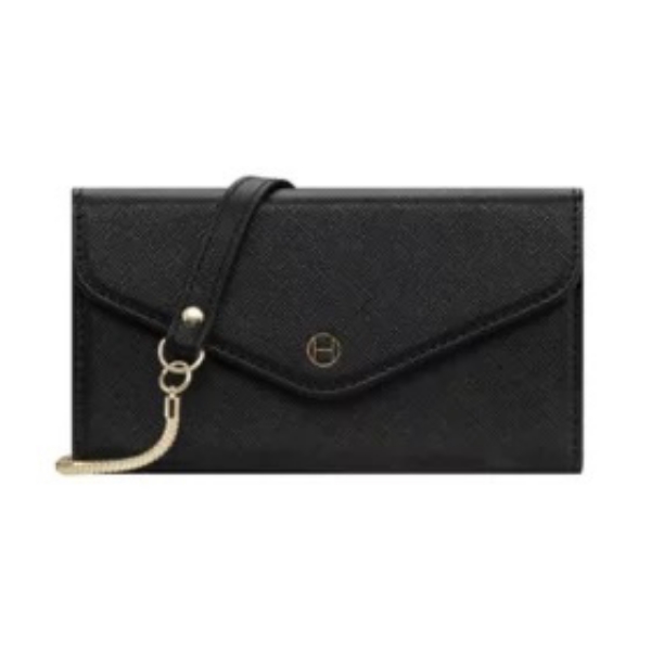 HABITU iPhone 6/7/8/SE Selene Crossbody Wallet Case Black