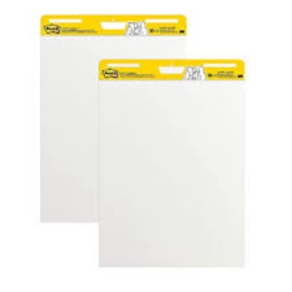 Post It Self Stick Easel Pads Grid Lines 30 Sheets per Pad White Select Quantity