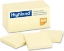 Highland Self Stick Pads 3 x 3 Yellow 100 Sheets Pad 12 Pads Pack