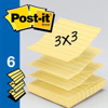 Post it Notes 3" x 3" Canary Yellow 27 Pads 2,700 Total Sheets