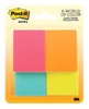 Post it Notes 1 3/8" x 1 7/8" Cape Town Collection 18 Pads 1,800 Total Sheets