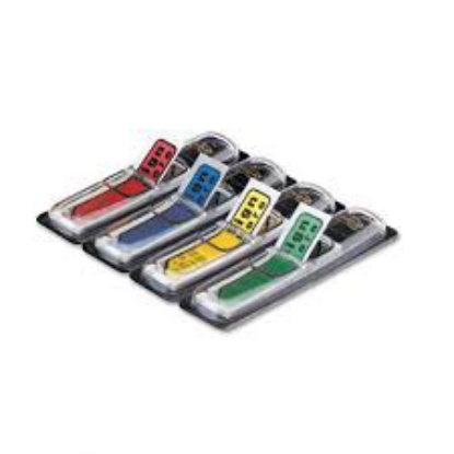 Post it Flags Arrow Message 1/2 Flags Sign Here  4 Colors w Dispensers 120 Pack