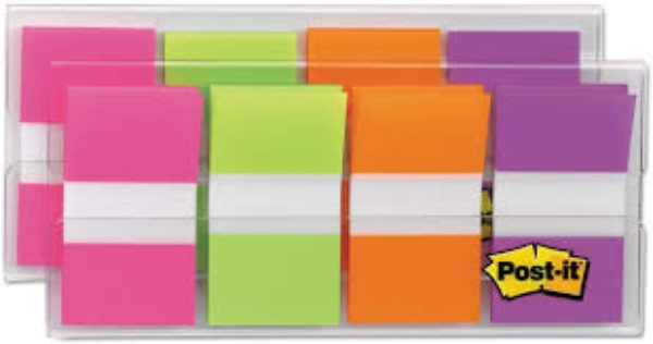 Post it Flags in Portable Dispenser Bright 160 Flags Dispenser
