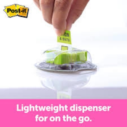 Post it Flags in Dispenser Sign & Date Bright Green 200 Flags Dispenser