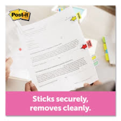 Post it Flags in Dispenser Sign & Date Bright Green 200 Flags Dispenser