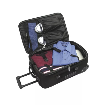 Travel Select Amsterdam 2 Pc Carry On Luggage Set Orange