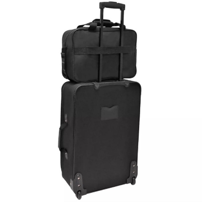 Traveler's Choice Versatile 5 Pc Luggage Set Black