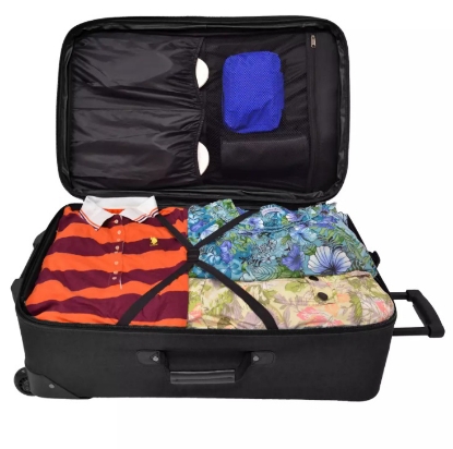 Traveler's Choice Versatile 5 Pc Luggage Set Black