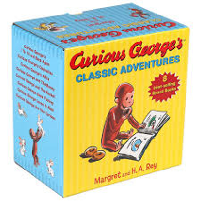 Curious George's Classic Adventures 8 Board Book Box Set by Margret and H A Rey