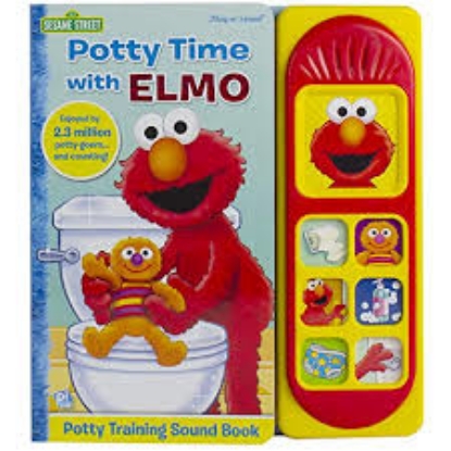 Book Box and Plush Elmo Potty