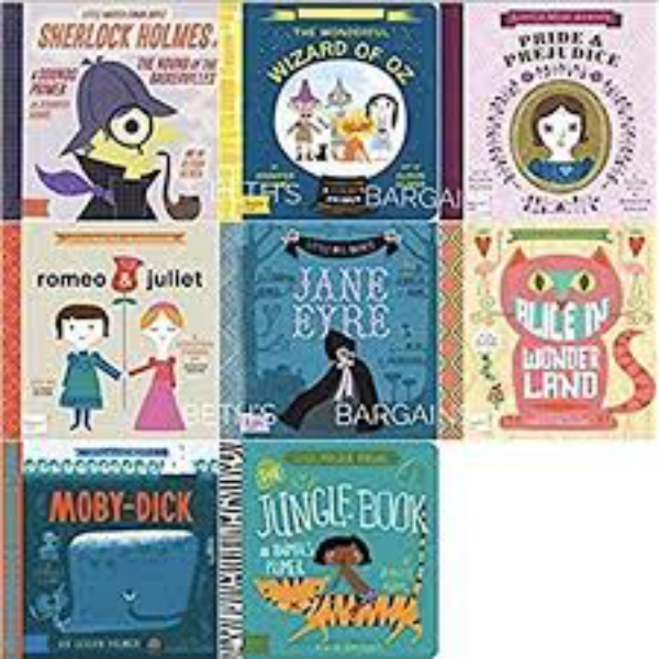 The Classic Baby Lit Collection 8 Board Book Box Set