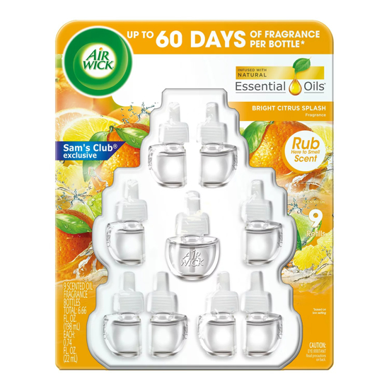 Air Wick Scented Oil Air Freshener Refills 9 ct. Choose Your Scent