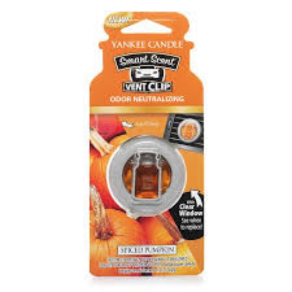 Yankee Candle Scent Vent Clip  Spiced Pumpkin