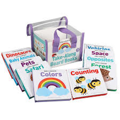 Early Learning Take Along Board Books 10 Book Set