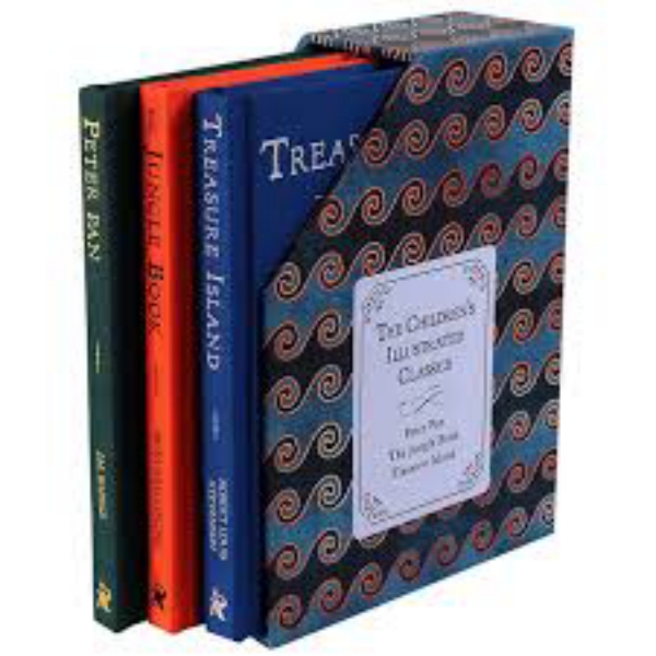 The Children's Illustrated Classics Peter Pan The Jungle Book Treasure Island