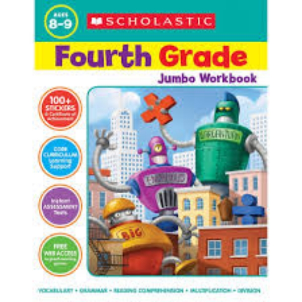 Scholastic Jumbo Workbook Grade 4