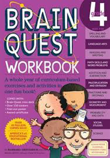 Brain Quest Workbook 4th Grade A Whole Year of Curriculum Based Exercises and Activities in One Fun Book