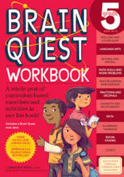 Brain Quest Workbook 2nd Grade A Whole Year of Curriculum Based Exercises and Activities in One Fun Book