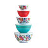 Melamine 10 Piece Mixing Bowl Set Assorted Colors