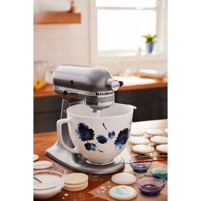 KitchenAid 5 Quart Ink Watercolor Ceramic Bowl