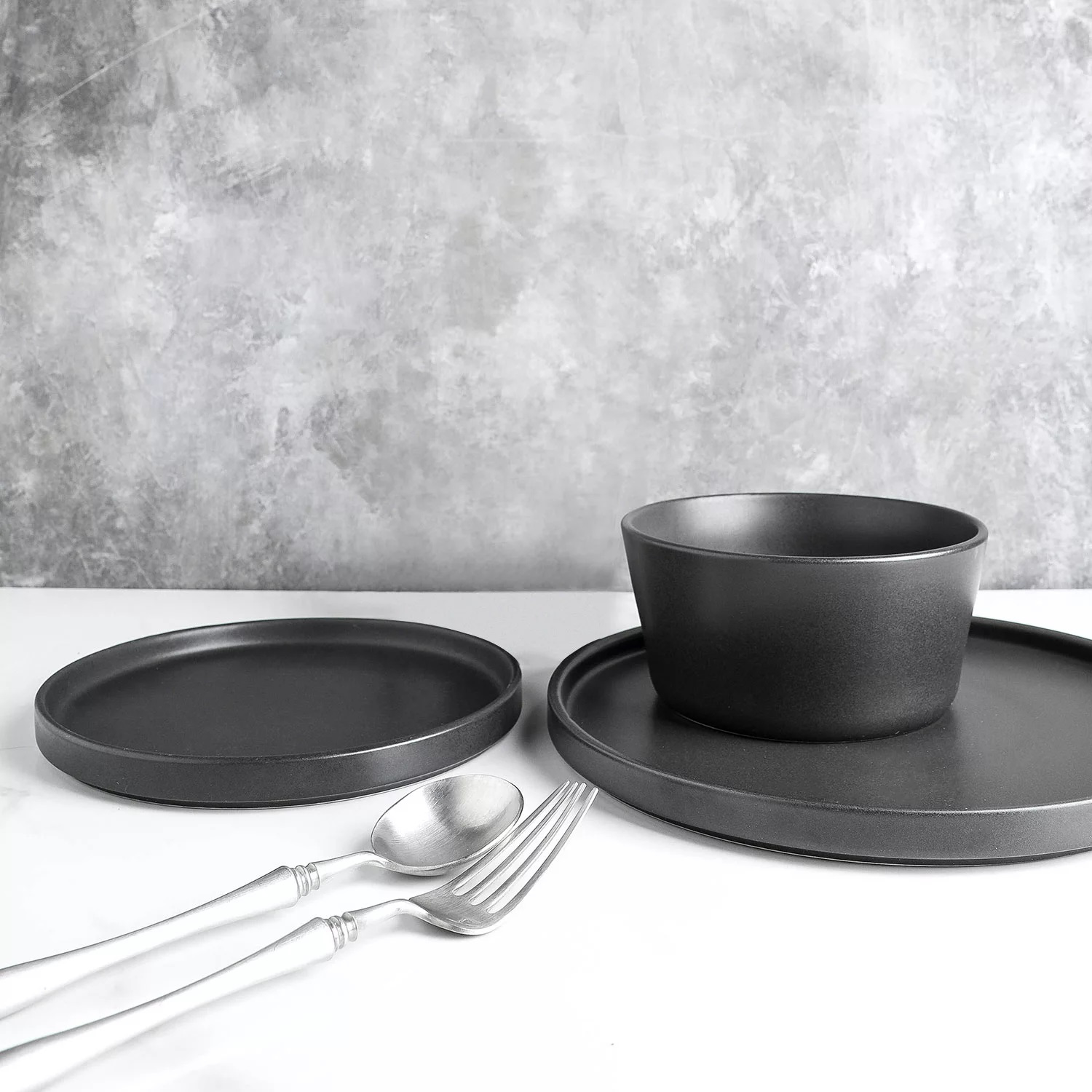 Stone Lain 24 Piece Modern Ledge Stoneware Dinnerware