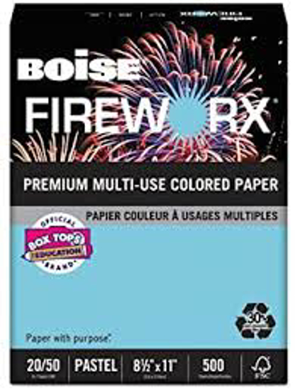 Boise Fireworx Colored Paper 20lb 8 1/2 x 11 500 Sheet Ream Choose a Color