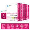 HP Multipurpose Copy Paper 8.5x11 96 Bright 5 Ream