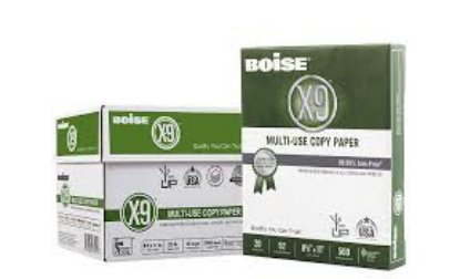 Boise X 9 Copy Paper 92 Brightness 20lb 8 1 2 x11 White 2500 Sheets Carton