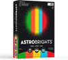 Astrobrights Color Paper 8.5 x 11 24 lb 89 gsm Mixed Carton 5 Color Assortment 2500 Sheets