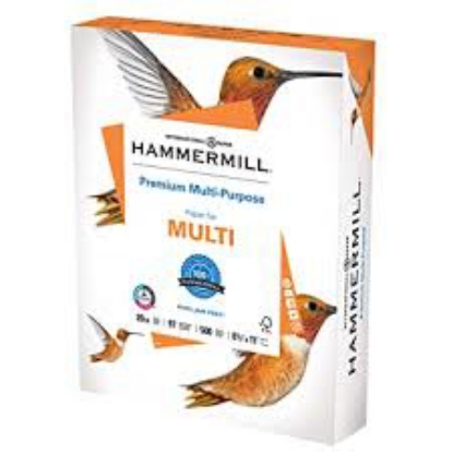 Hammermill Premium Multipurpose Paper 20lb 97 Bright 8 1 2 x 11 2,500 Sheets