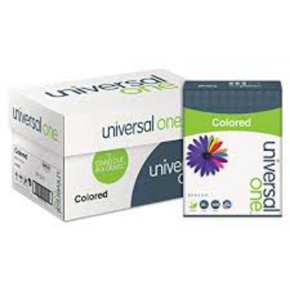 Universal Colored Paper 20lb 8 1/2 x 11 500 Sheets Ream Various Colors