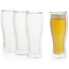 Henckels International 14 oz Double Wall Beer Glass 4 pack