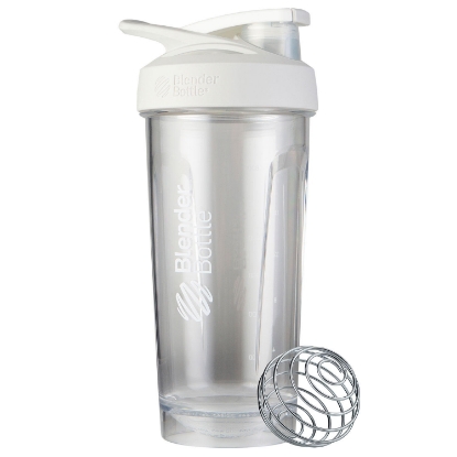 BlenderBottle Strada 28 ounce Tritan Black White Combo 2 Pack
