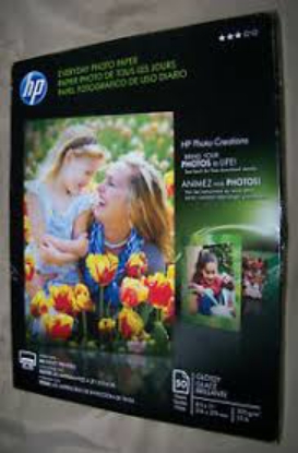 HP Everyday Photo Paper Glossy 8 1 2 x 11 50 Sheets Pack