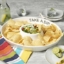 Take a Dip White Oval Chip and Dip Platter 16.5"