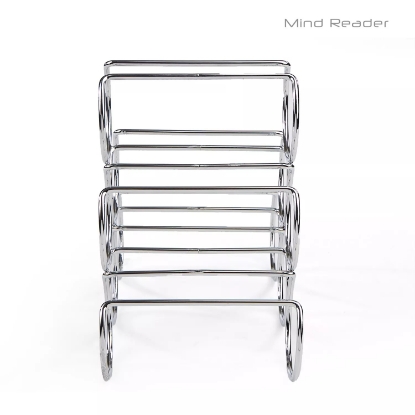 Mind Reader Steel Pyramid Wine Bottle Organizer