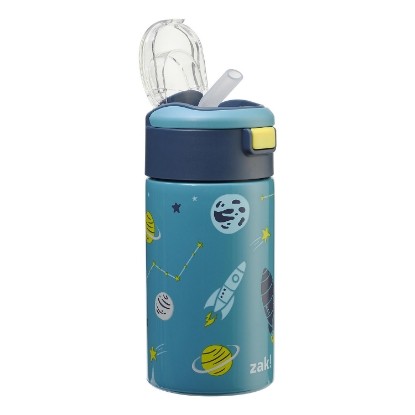 Zak Designs 15 oz Vacuum Insulated Stainless Steel Water Bottle Set 3 Pack Assorted Colors