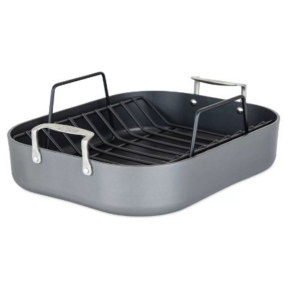 Viking 16" Hard Anodized Nonstick Roaster with Rack