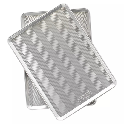 Nordic Ware Prism Aluminum Textured XL Baking Sheets Set of 2