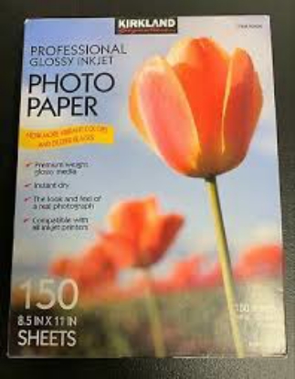 Kirkland Signature 8.5 x 11 Professional Glossy Inkjet Photo Paper
