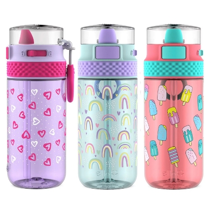 Ello Stratus Tritan Water Bottle 3 Pack Assorted Colors