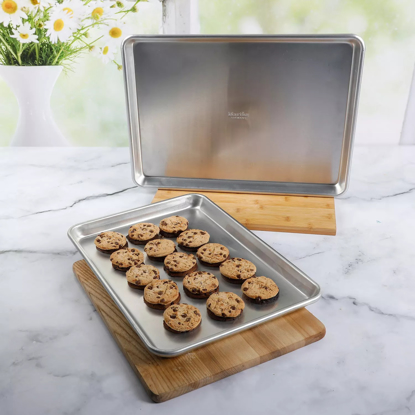 Martha Stewart 2 Piece Steel Cookie Sheet Set