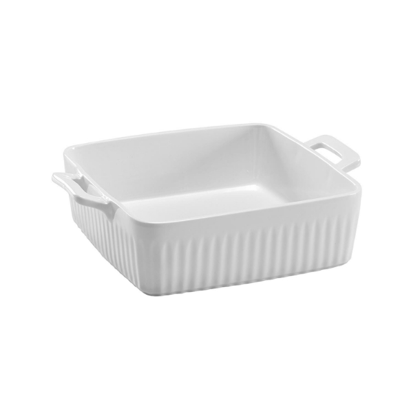 Overandback Small Porcelain Square Baker