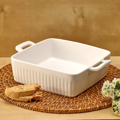 Overandback Small Porcelain Square Baker