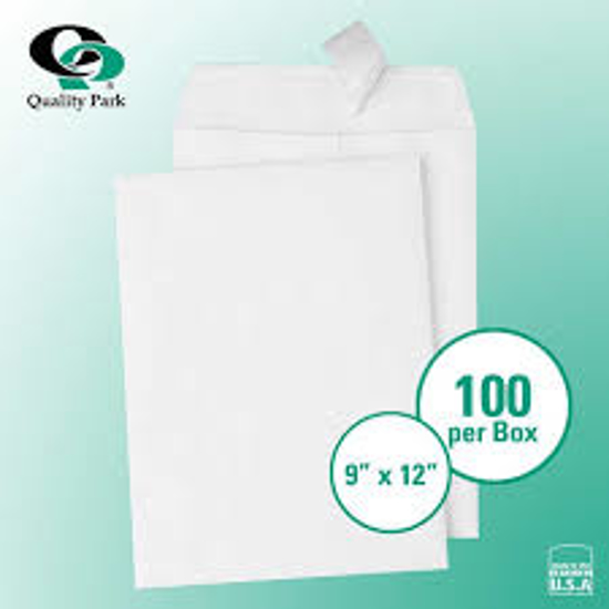 Quality Park Redi Strip Catalog Envelope 9 x 12 White 100 count