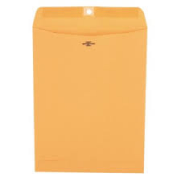 Universal Clasp Envelope Side Seam 28lb 9" x 12" Kraft 100ct