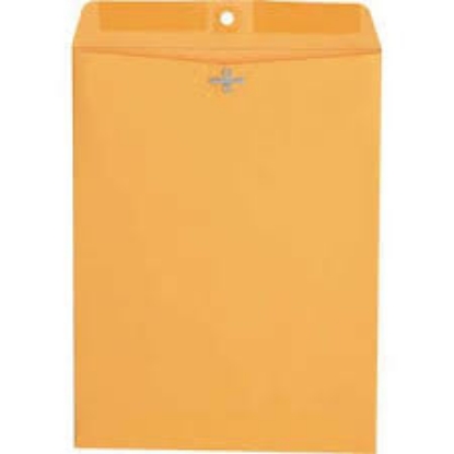 Office Impressions Clasp Envelopes 9 x 12 Brown Kraft 100 Count