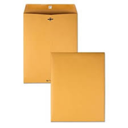 Office Impressions Clasp Envelopes 10 x 13 Brown Kraft 100 Count
